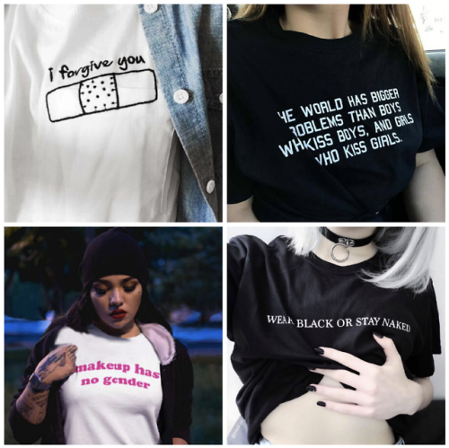 esyroclothes:♡♡ UNISEX GRAPHIC TEES ♡♡EVERYTHING YOU LIKE I...