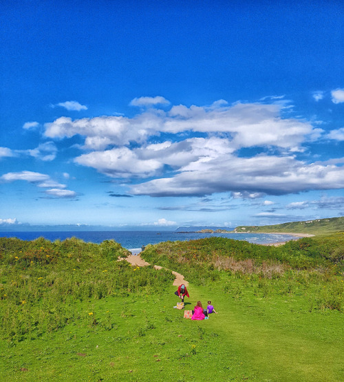 photographers on tumblr seaside clouds cloudscape Northern Ireland White Park Bay Causeway Coastal Route United Kingdom UK