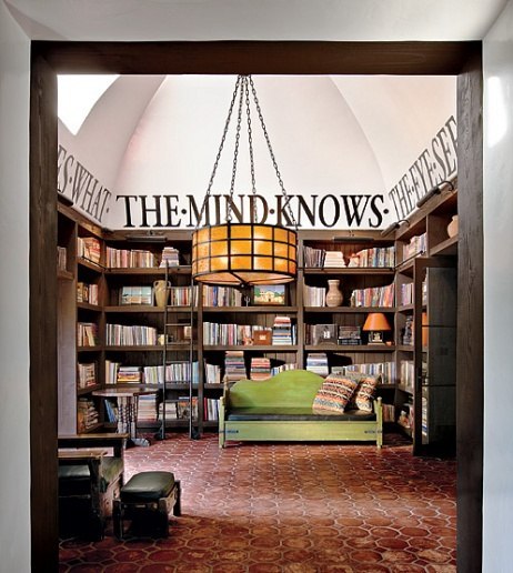 Diane Keaton home library library homes celebrity homes interiors interior design