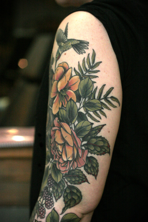 botanical tattoo on Tumblr