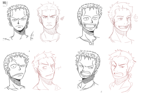 baratiepromise:some zoro sketches….trying to relearn how to draw...