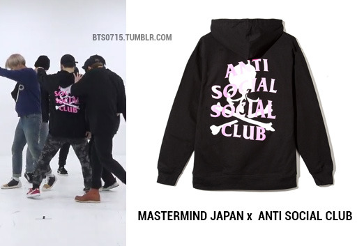bts anti social social club hoodie