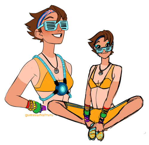 tracer lena oxton beach tracer overwatch sketches look it& 039;s gay