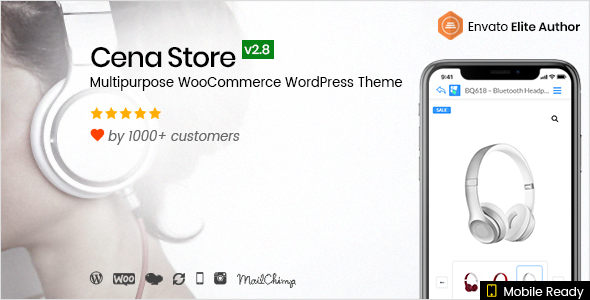 Cena Store v2.8.9 - Multipurpose WooCommerce Theme Nulled