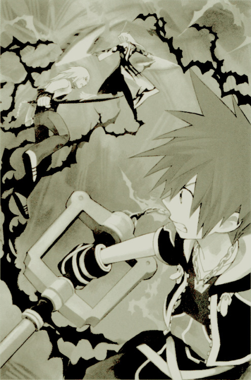 zzymphony:Riku and Sora featuring together  in KH manga...