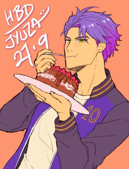 bury the frowny birthday boy in all the sweet things