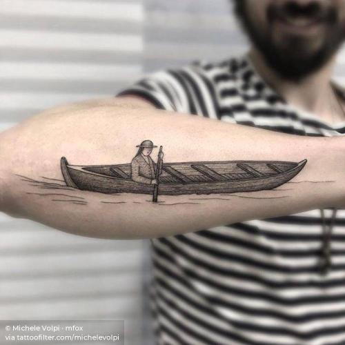 By Michele Volpi · mfox, done in Rimini. http://ttoo.co/p/35269 big;boat;facebook;forearm;illustrative;michelevolpi;nautical;travel;twitter;watercraft