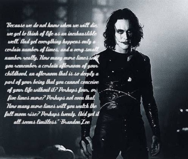 Brandon Lee-Love — BrandonBruceLee 23 years ago we lost a bright...