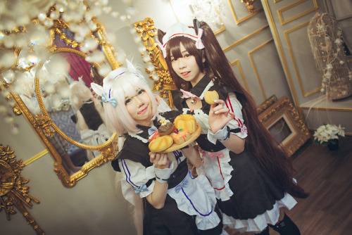 iamdorasnow:Nekopara Cosplay~Chocola cn : ReikoMiiaoVanilla...