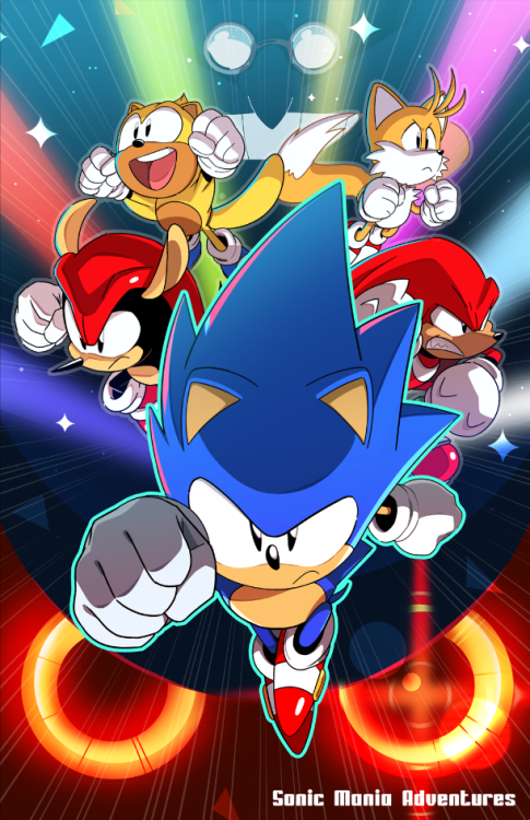 thesegasource:Sonic Mania Adventures poster by Tyson Hesse.