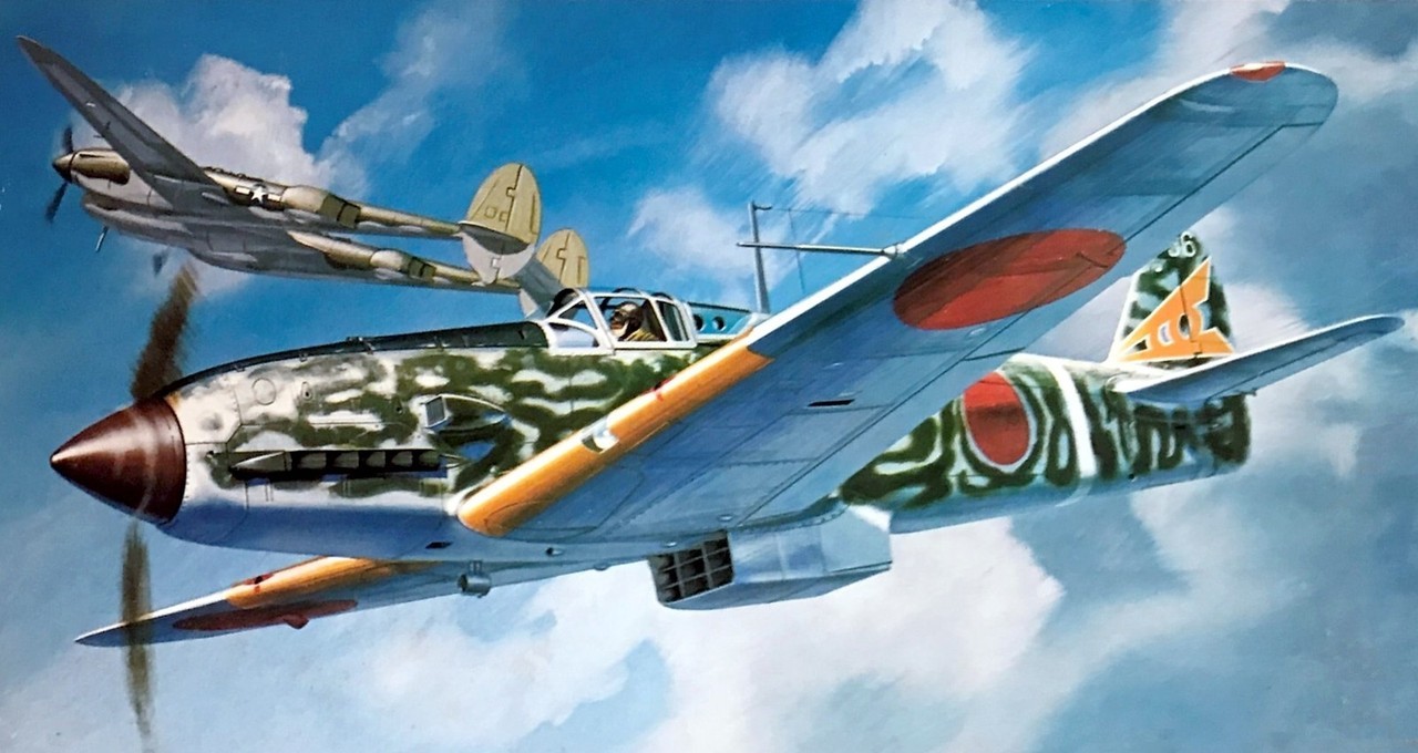 Pinturas Aviación II Guerra Mundial — 1943 10 Kawasaki Ki-61 Hien (Tony ...