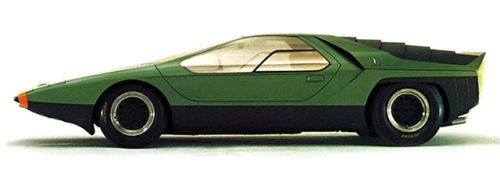 carsthatnevermadeitetc:Alfa Romeo Carabo, 1968, by Bertone....