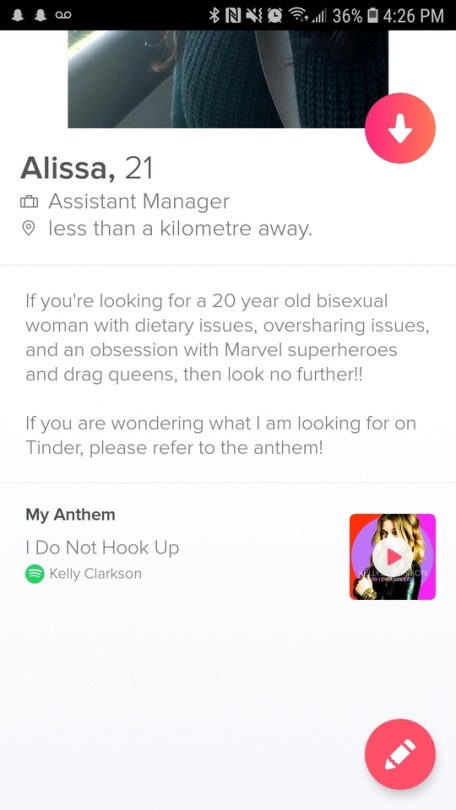 Girl tinder bio examples for 45 of