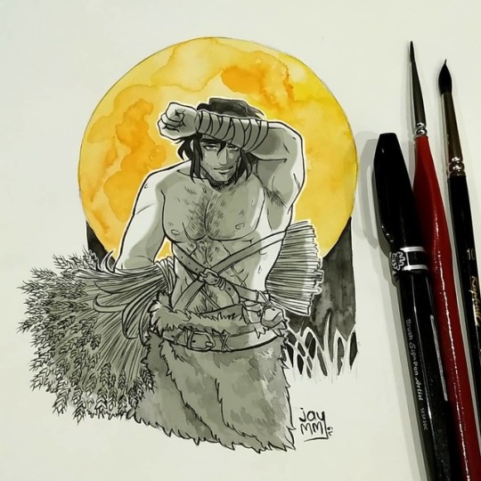 Inktober Day 3 - Harvest Moon ( @elentori-art ‘s list) Based on what we learned about Muriel's tribe I think this kind of ...