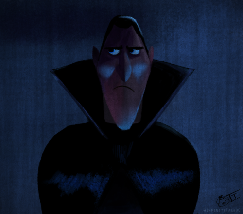 This was a color study I did of Drac from Hotel Transylvania...