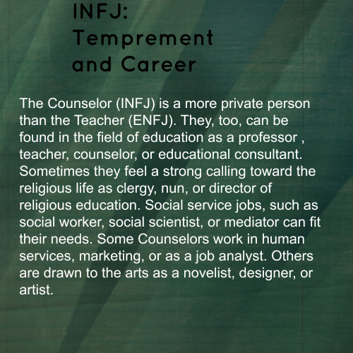 infj careers | Tumblr