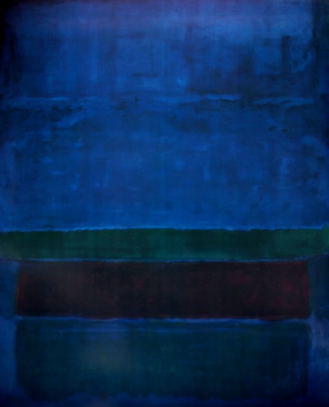 Daily Rothko : Mark Rothko, Untitiled (Blue, green and brown),...