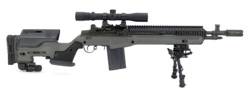 fmj556x45:Springfield M1A SOCOM II .308 Win caliber rifle. M1A...