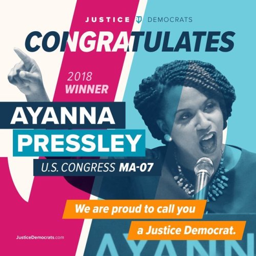 politics the left justice democrats Ayanna Pressley massachusetts progressive movement progressive 2018 elections
