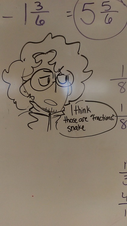 toy–food:everyday I draw Snake on the white board in...