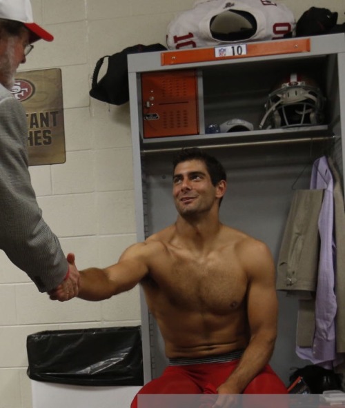 jimmy garoppolo shirtless