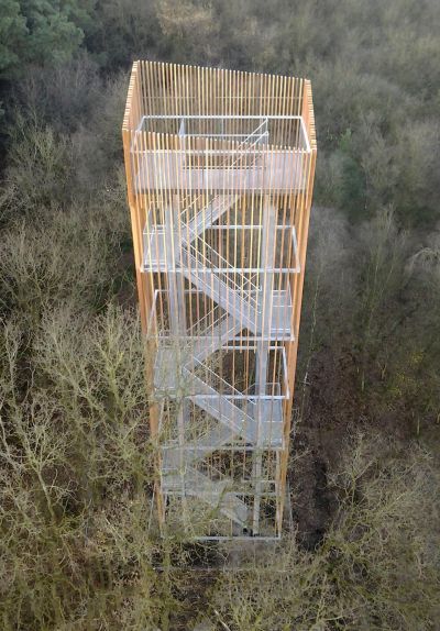 architectureofdoom:<br /><br />Viewing tower, Dalfsen, the Netherlands, Ateliereen, 2012<br />