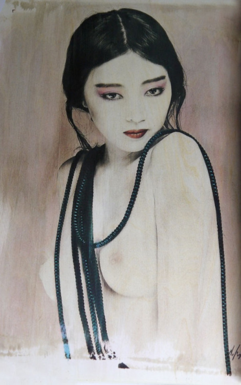 taishou-kun:Fujii Hideki 藤井 秀樹 (1934-2010)Portrait - Japan -...