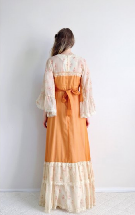 spookyfoxfashion:Vintage Prairie Dress...