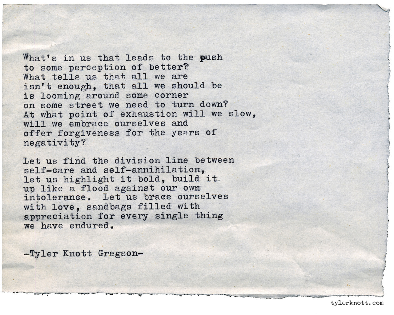 Tyler Knott Gregson