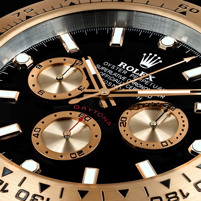 daytona rolex wall clock
