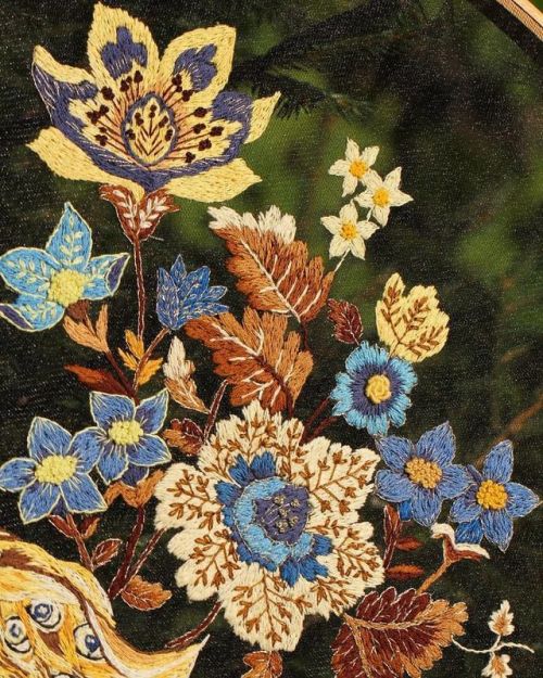 lesstalkmoreillustration:Krista Decor(via Embroidery Artist...