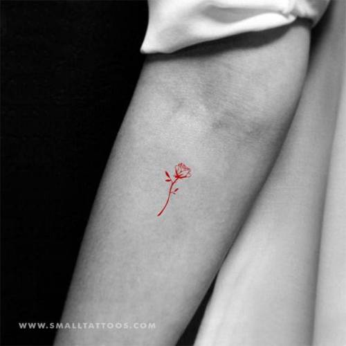Red rose temporary tattoo, get it here ►  http://bit.ly/2CPSIM9 flower;rose;nature;temporary;red rose