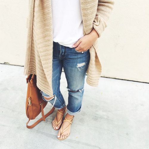 fashionsensexoxo:Cardigan - HEREJeans - HERE