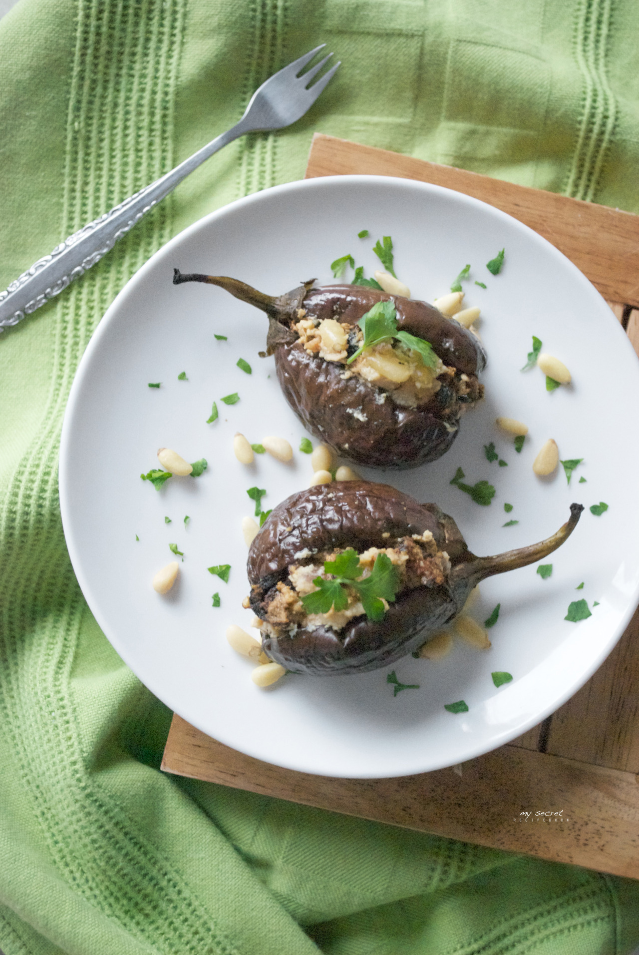 Baked Stuffed Baby Eggplants Did I ever mention... | My Secret Recipe Book