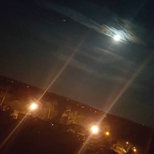 #bluemoon from 14th floor (at Eddington Tower)