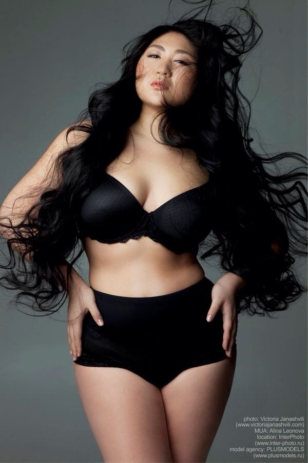 Long hair asian curvy sensual