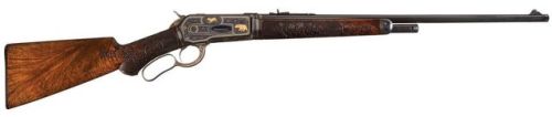 peashooter85:Gold and platinum inlaid Winchester Model 1866...