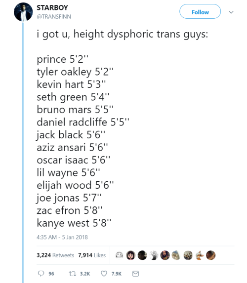 Height Dysphoria Tumblr
