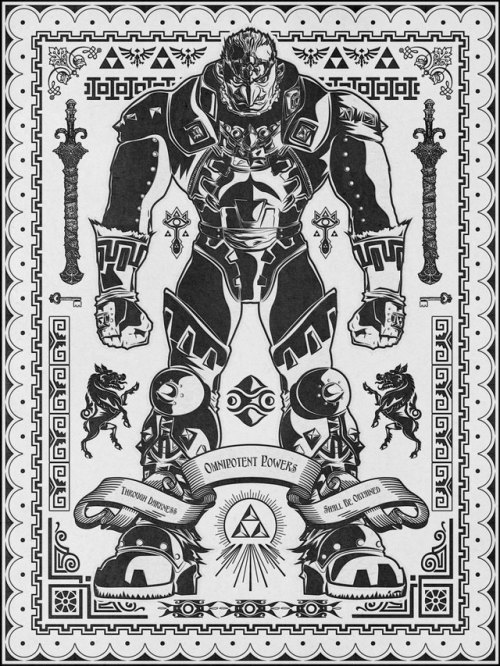 retrogamingblog:Vintage Style Legend of Zelda Posters made by...