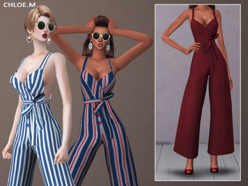 chloem-sims4:Jumpsuit with bowknot Created for: The Sims 4 7...