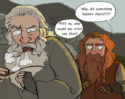 hattedhedgehog:Hey Gandalf you know a heads-up might have been...