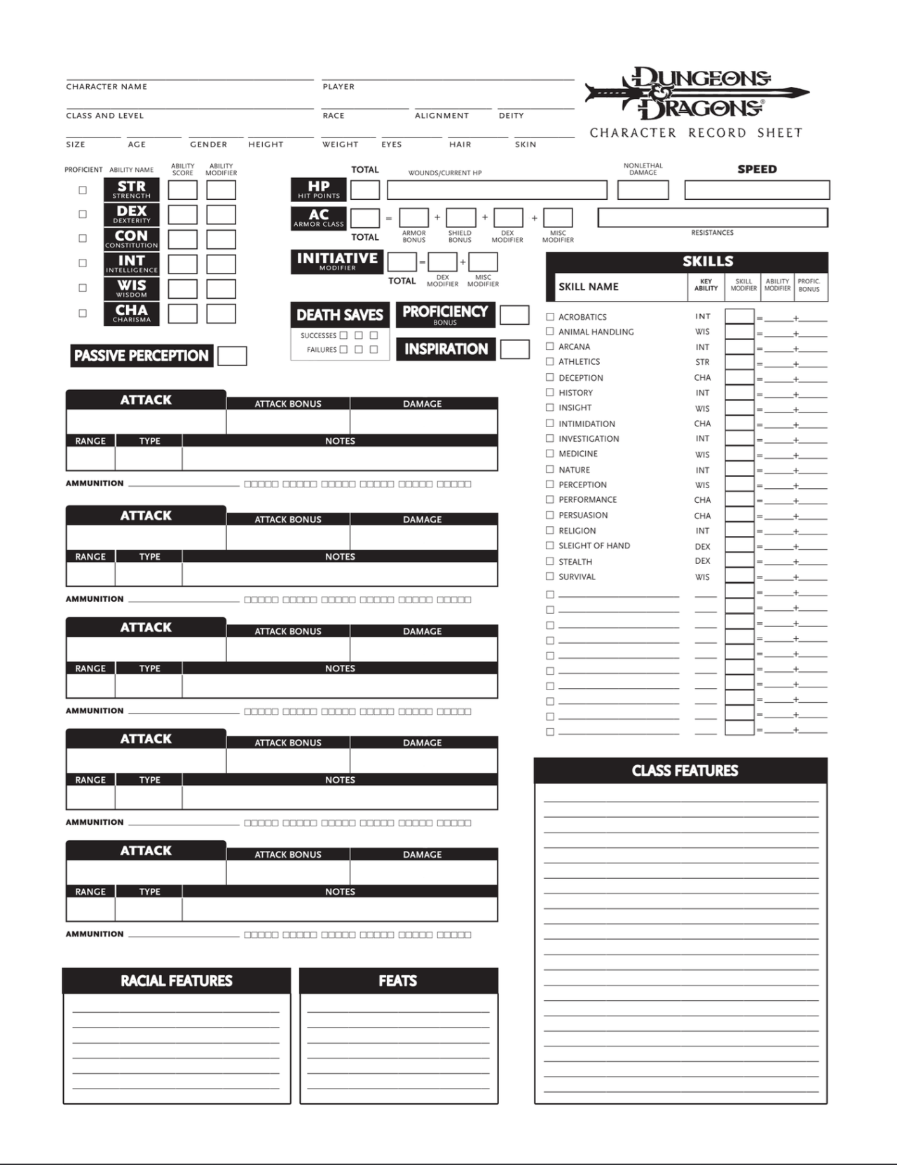 GOBLIN GROG This 3.5 style character sheet for 5th Edition may...