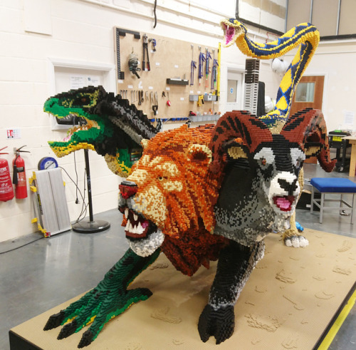 ignigeno:The chimera I designed for our new LEGO show. I...