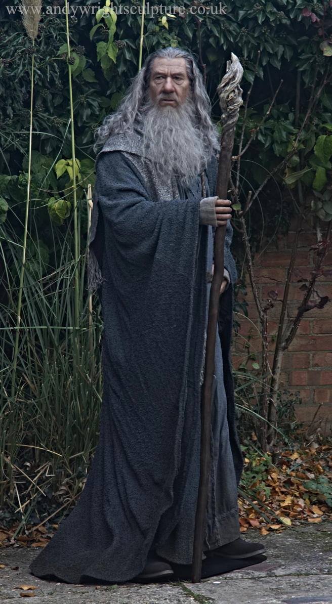 life size gandalf statue