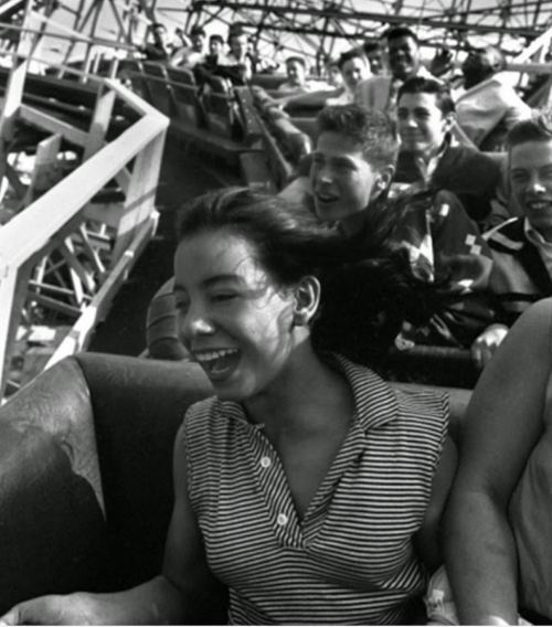 shorpyfan:The Cyclone (Coney Island. Brooklyn, New York, 1950)