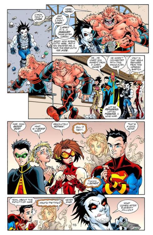 funnypages:War? What is it good for?Young Justice #35