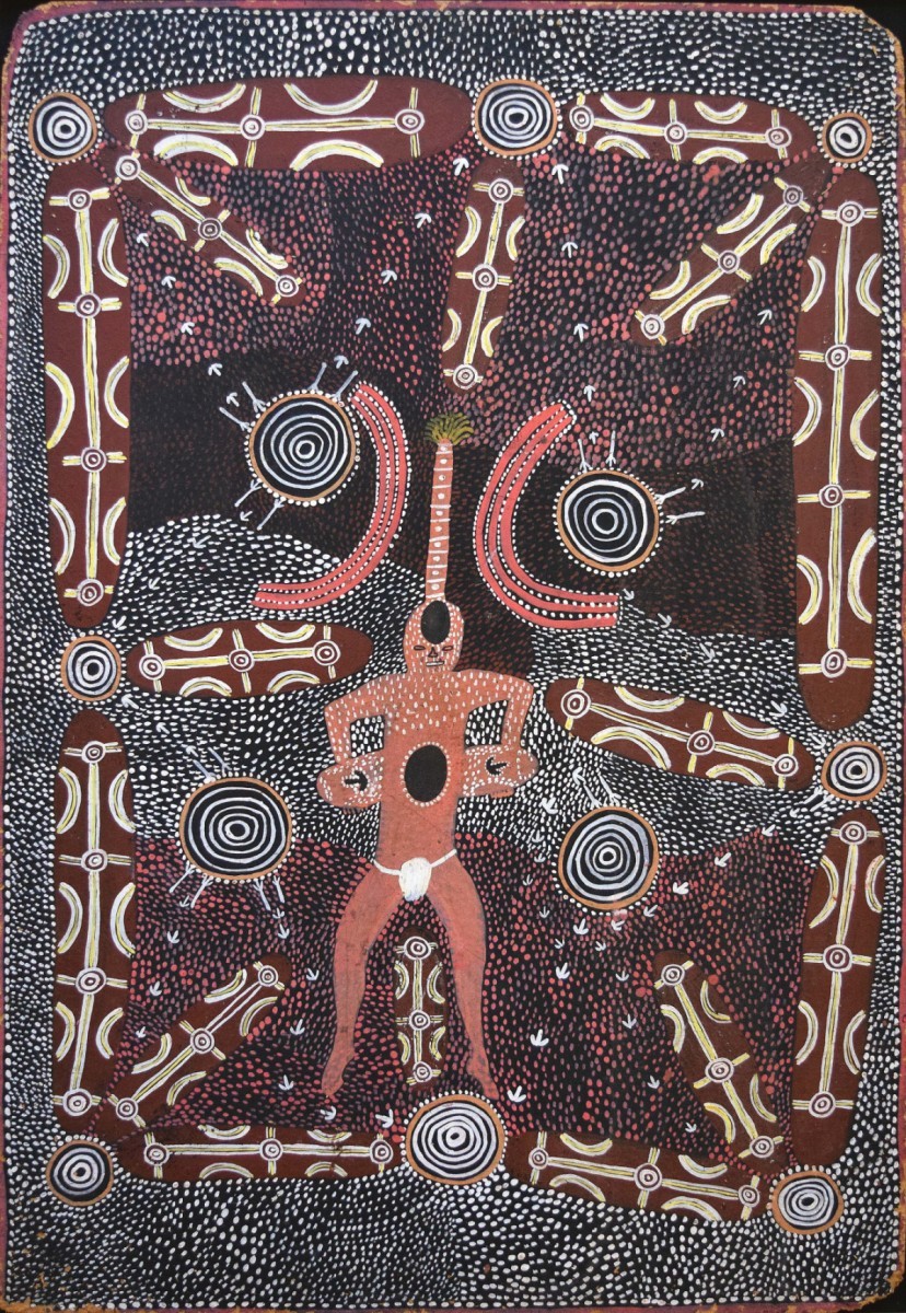 Untitled — Tim Leura Tjapaltjarri aboriginal painting