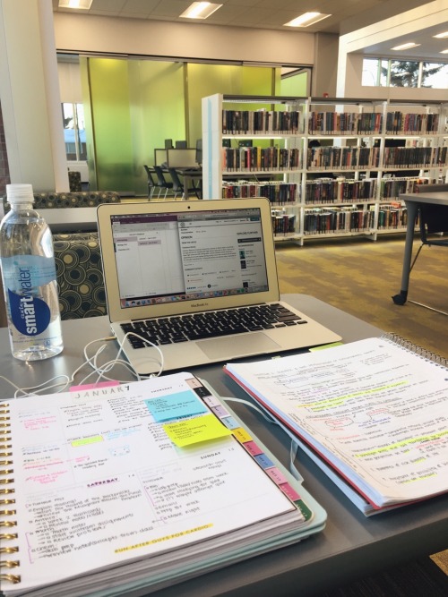 hannahreveur:Early mornings at empty libraries are my...