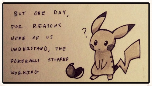 xyliaxart:“the tension and hate between pokemon and humans...