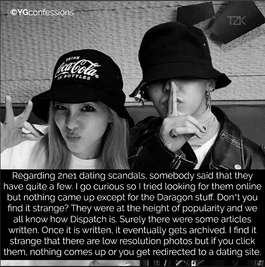 2NE1 Dara Dating scandale
